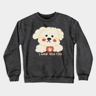 Bichon Frise art Crewneck Sweatshirt